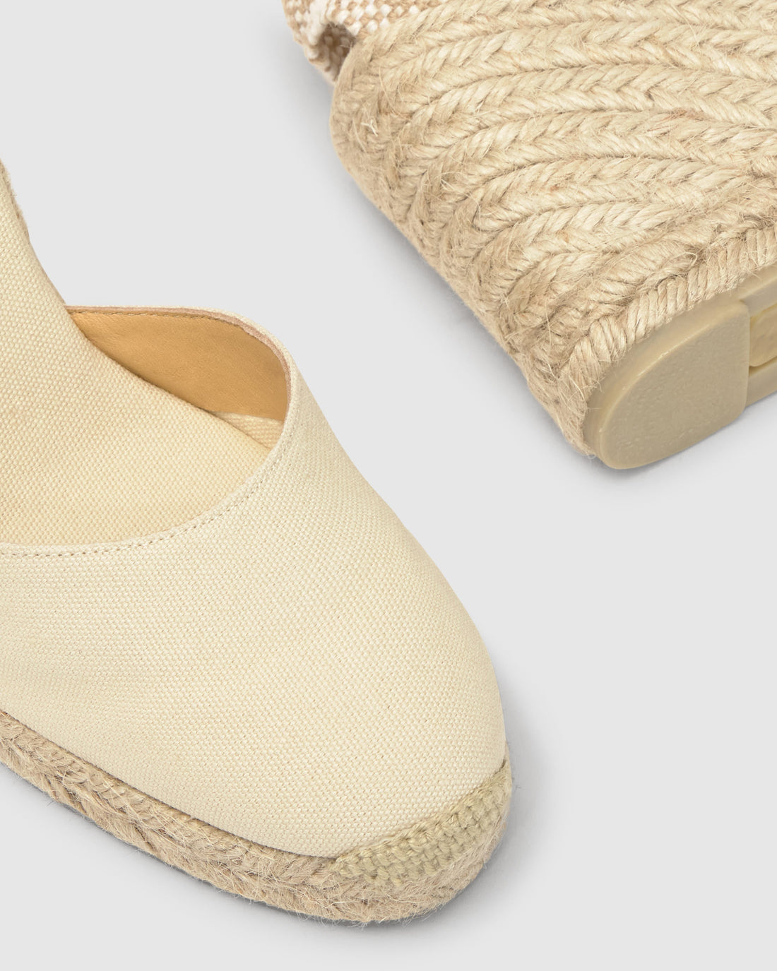 Carina 8 Ivory Wedge Espadrille