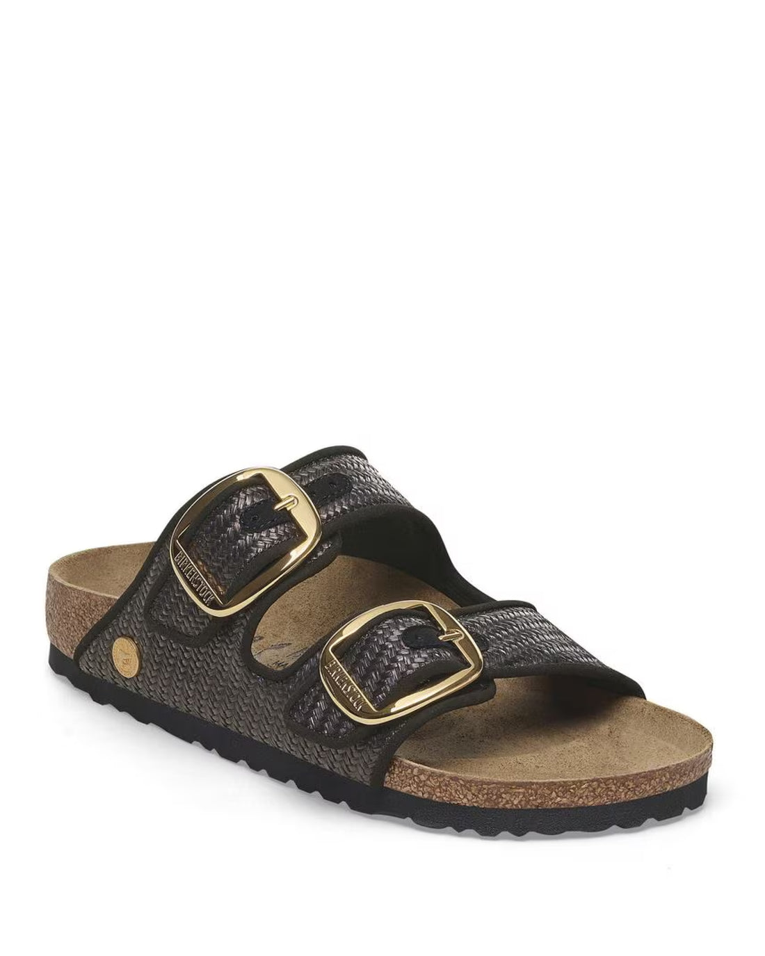 W Arizona Big Buckle Black Raffia 1029033