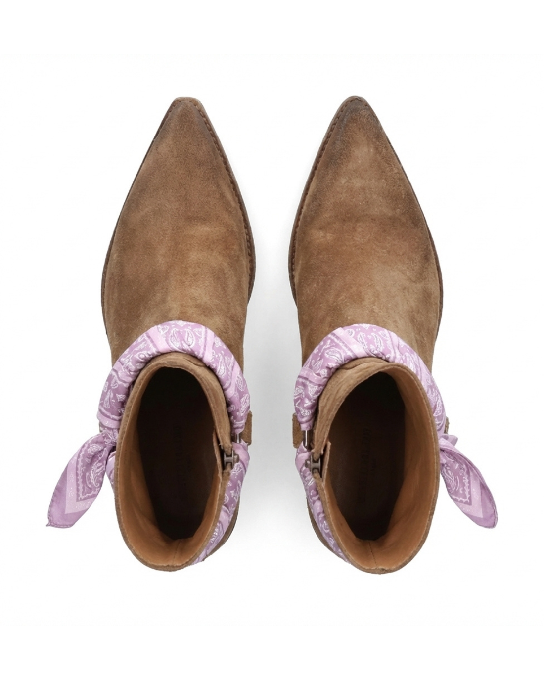 E4920 Boots Velour Camel