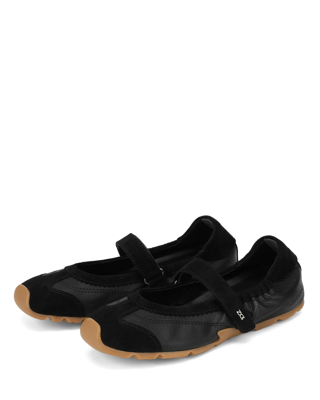 Alina Black Leather/Suede