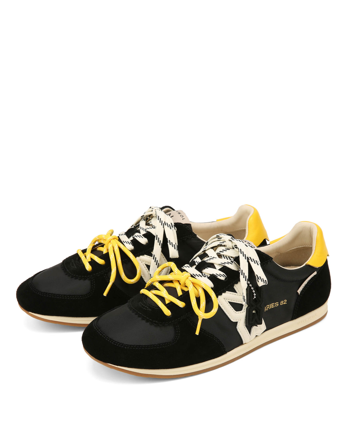 Aries 82 M Black/Yellow Suede/Nylon