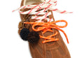 Atlas Mesh Tan Suede Sneakers - lace view close up