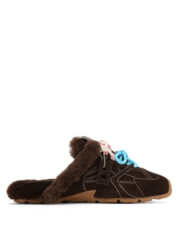 Atlas Mule in Brown Suede - Nokwol