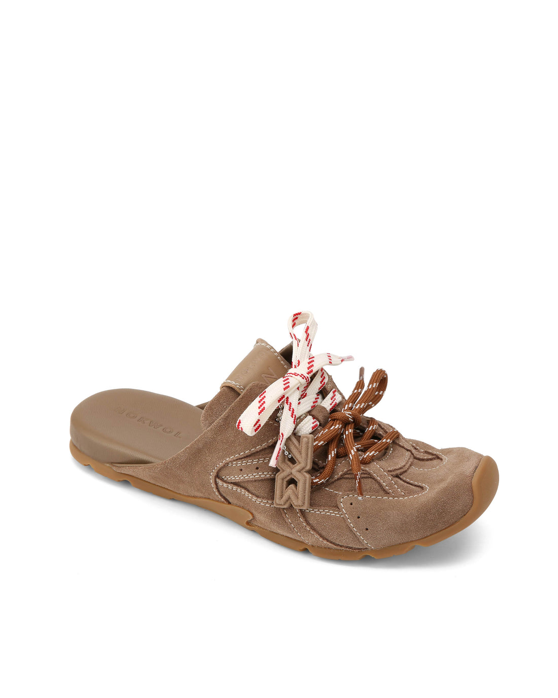 Atlas Slide Mushroom Suede