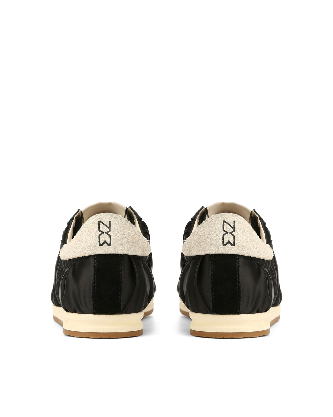 Avenue Black/Off White Satin