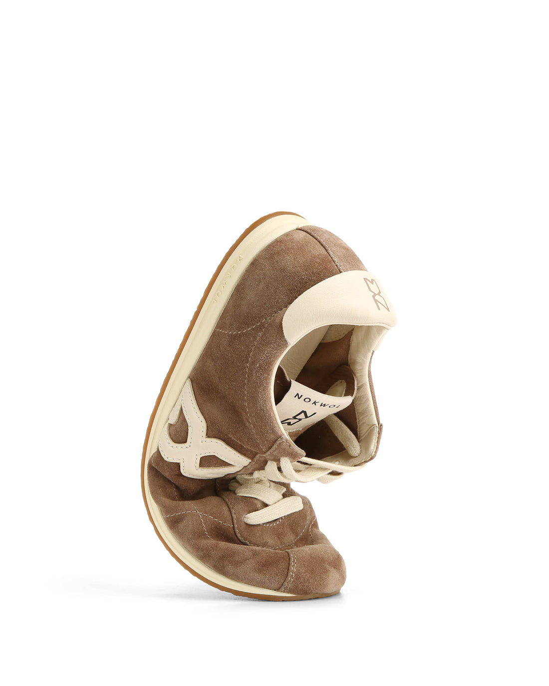 Avenue Mushroom/Off White Suede/Leather