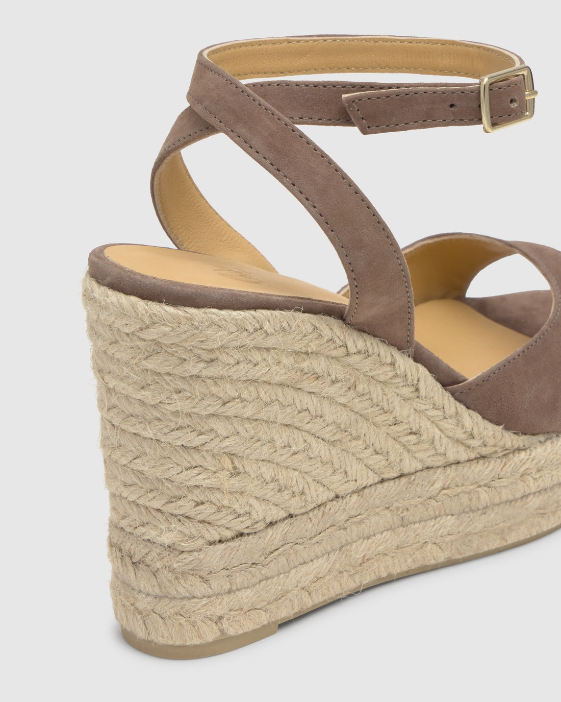 Brook 8ED Taupe Wedge Espadrille