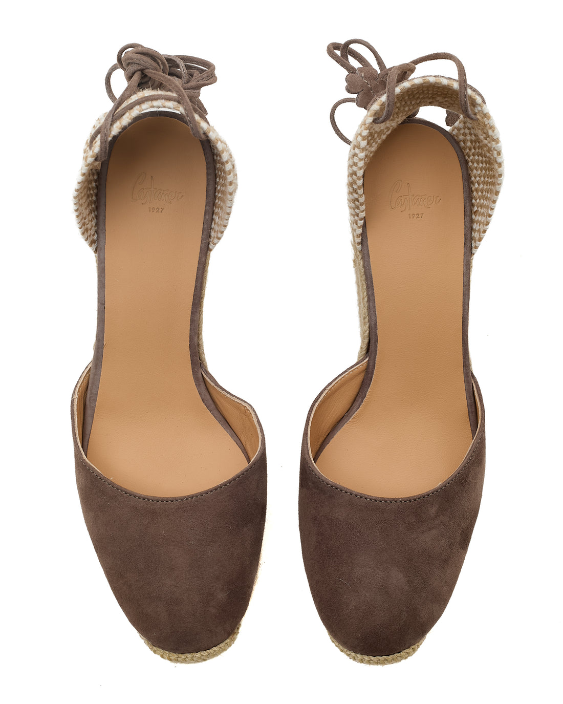 Carina 8 Taupe Wedge Espadrille