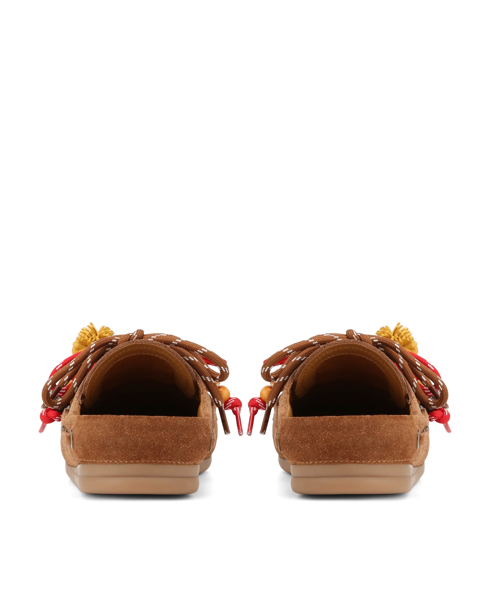 Coco Summer Tan Suede Loafers - back view