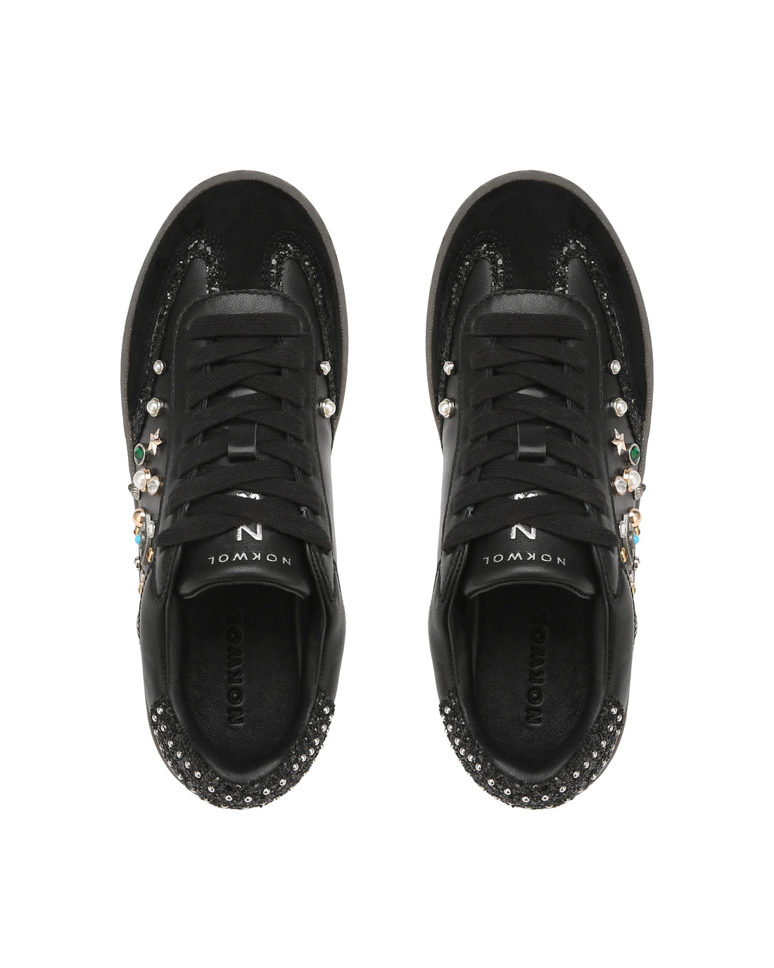 Dasha Black Nappa Prince Stud