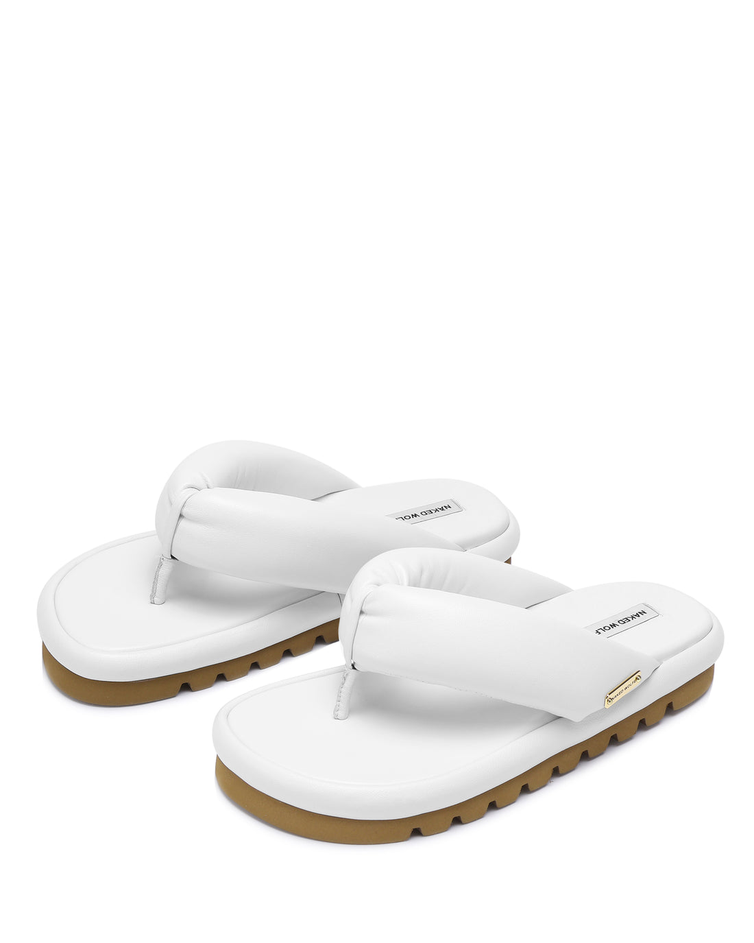 Hilary White Leather