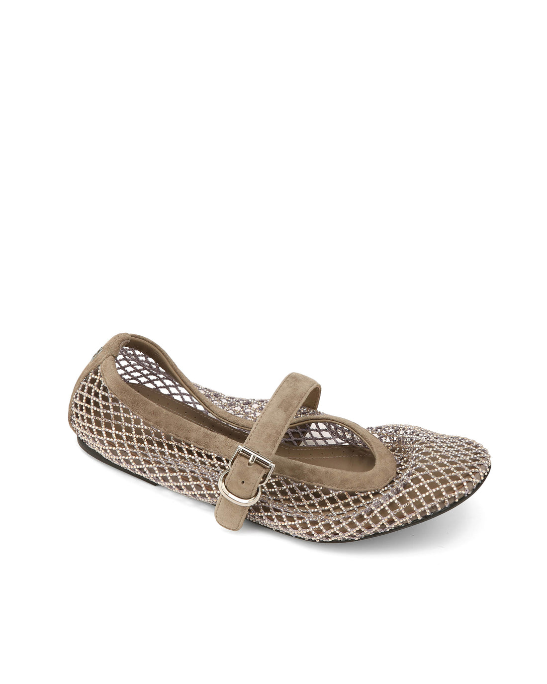 Lucky Taupe Suede/Mesh
