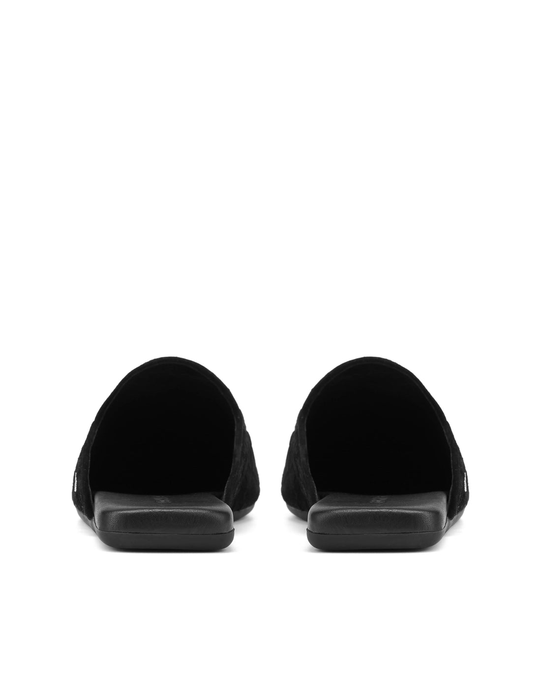 Spencer M Black Small Weave Suede