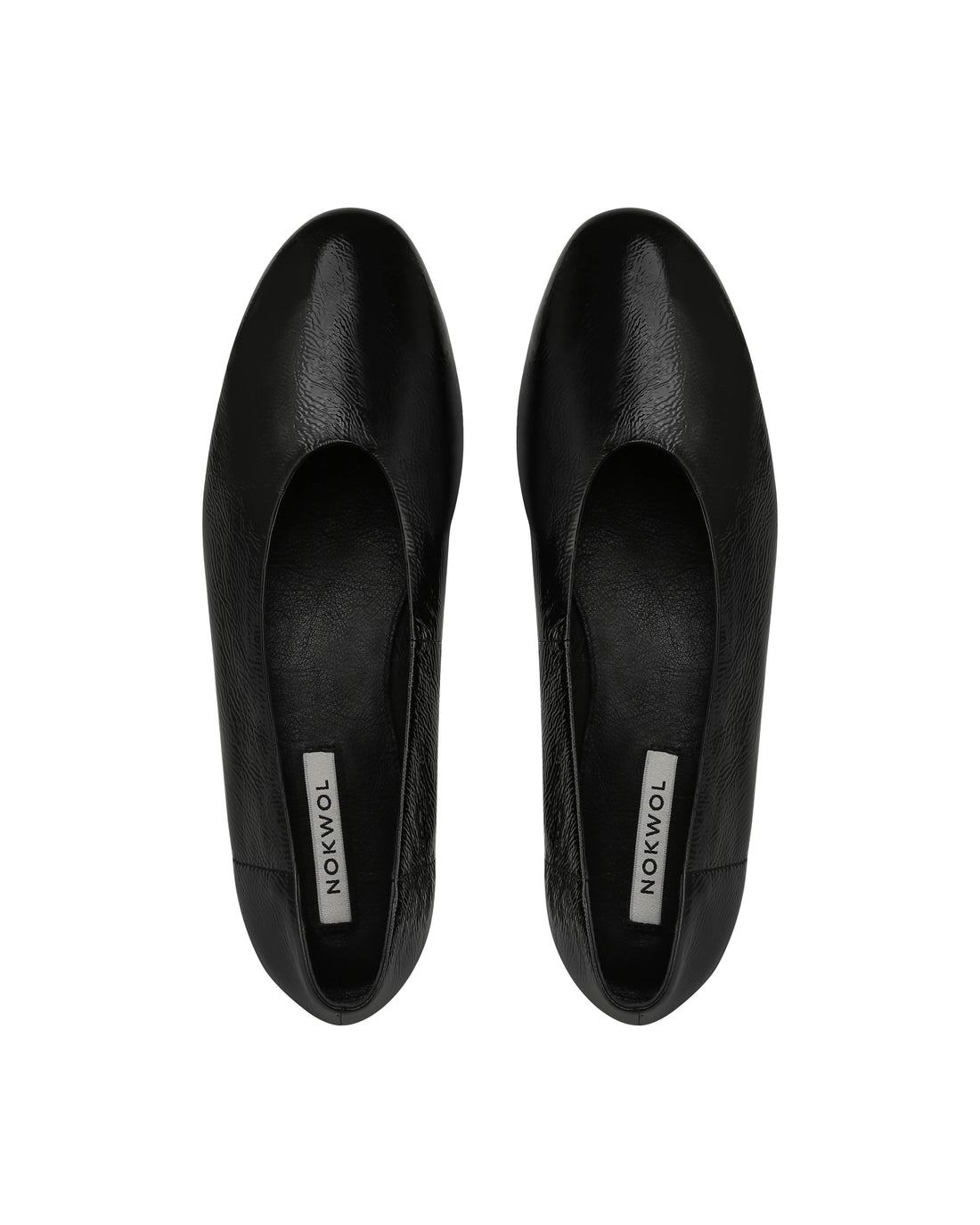 Tamsin Black Crinkle Patent