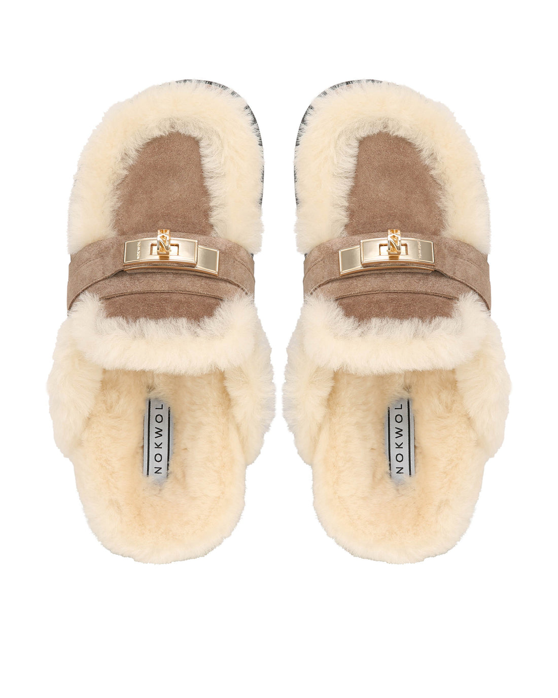 Toby Fur Mushroom Suede