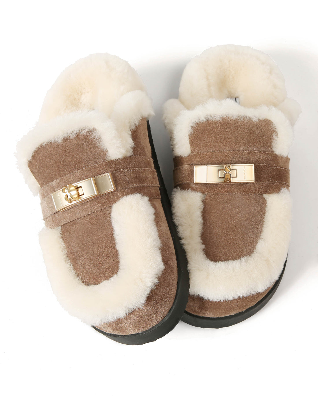 Toby Fur Mushroom Suede